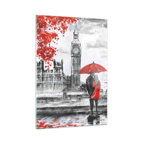 Tablou pe sticlă - Îndrăgostit de Londra - 50x70 cm