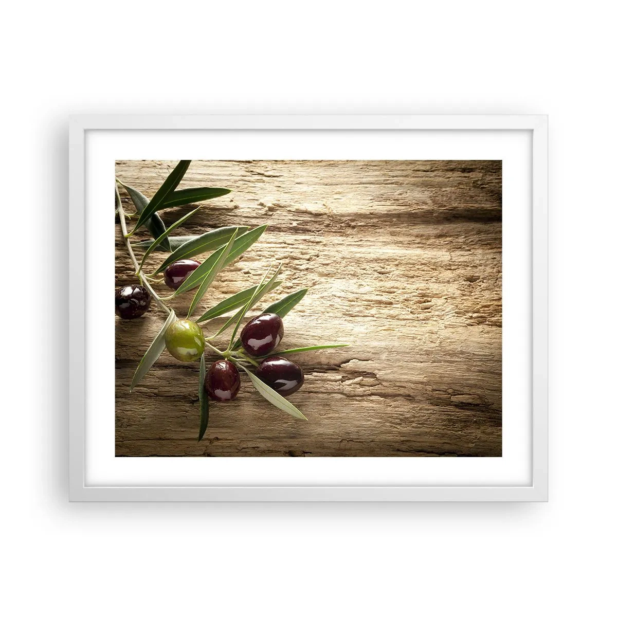 Poster în ramă albă - Direct din natură - 50x40 cm