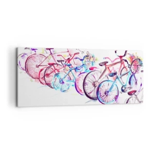 Tablou pe pânză - Reuniunea clubului Antymoto - 100x40 cm