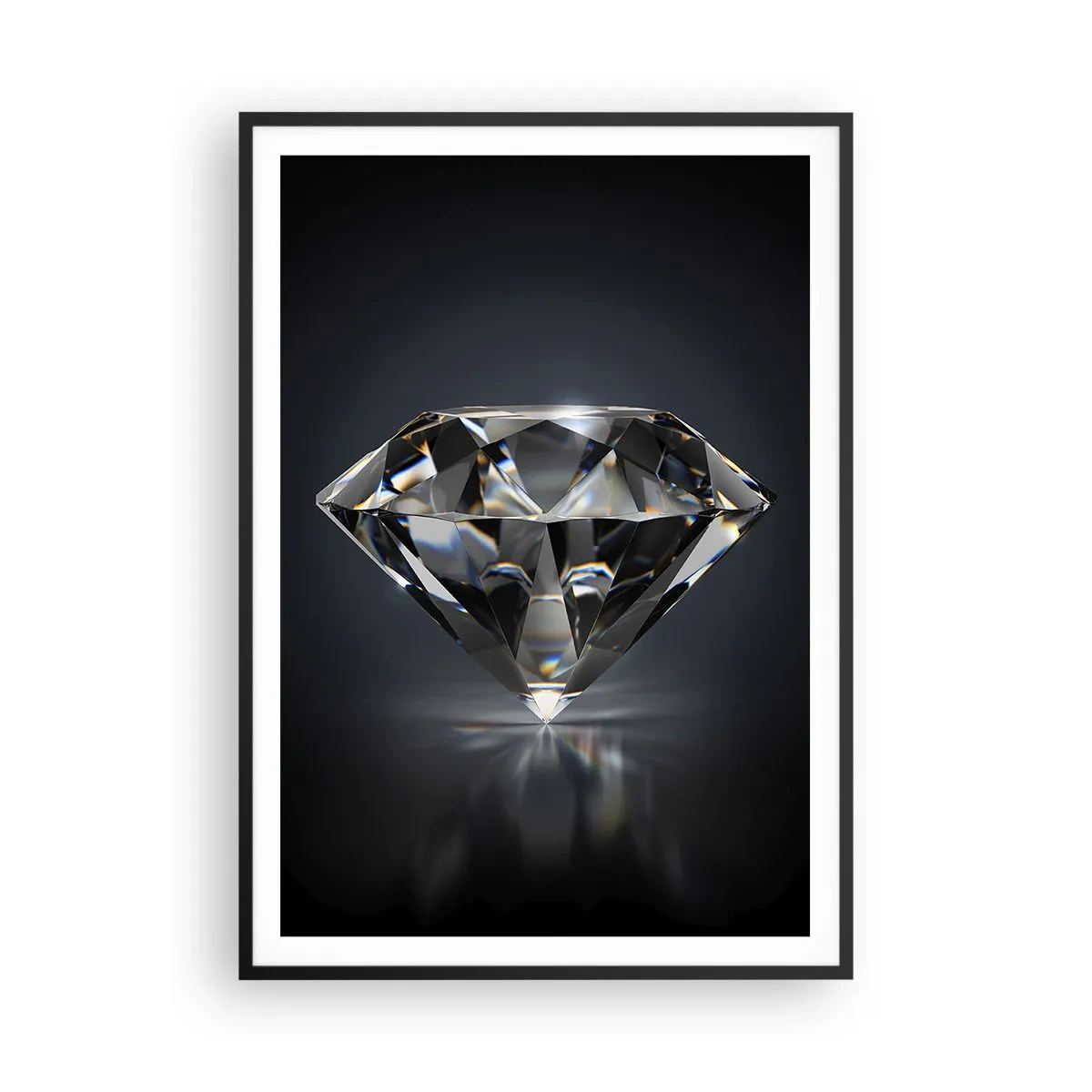 Poster în ramă neagră - Best girls friend - 70x100 cm