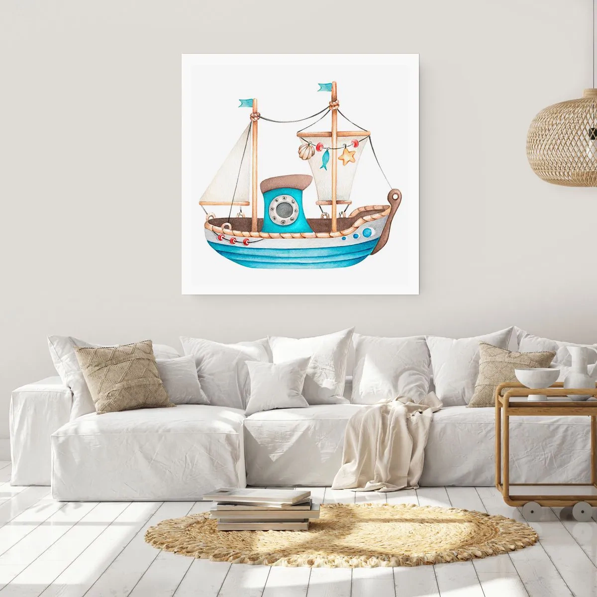 Poster - Ahoy aventura! - 40x40 cm