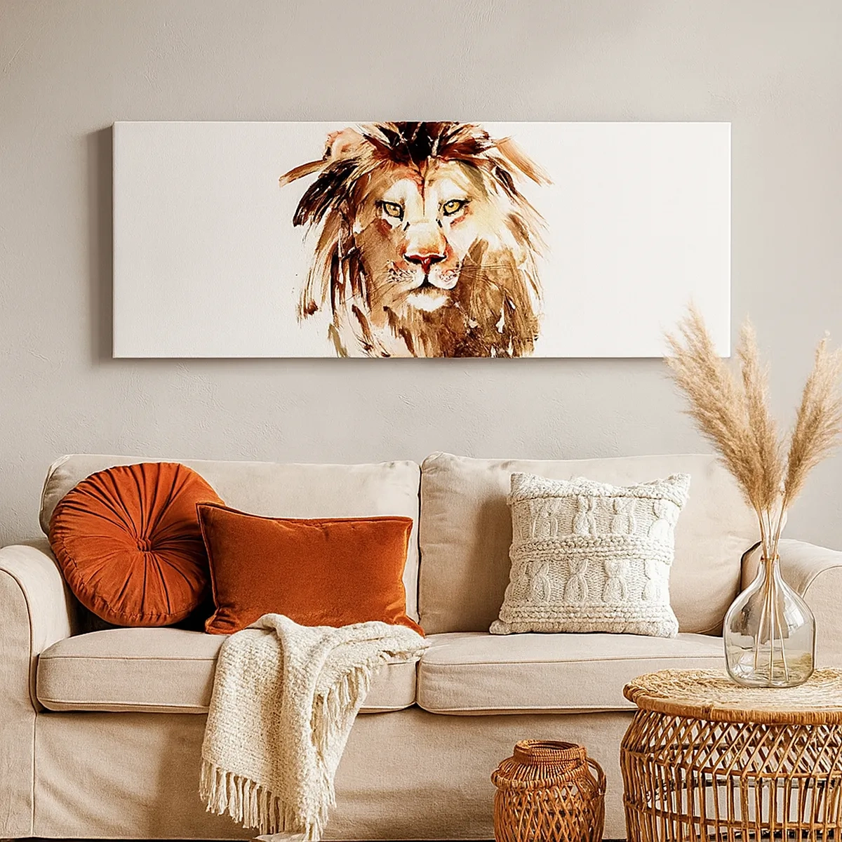 Tablou pe pânză - Putere și demnitate - 30x30 cm