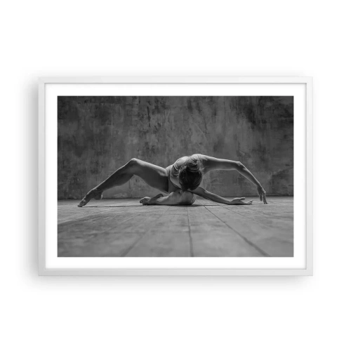 Poster în ramă albă - Simetria găsită - 70x50 cm