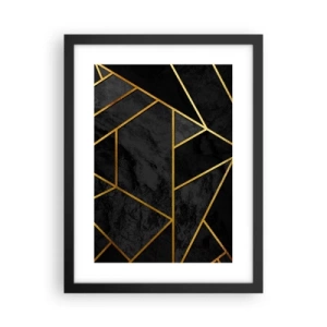 Poster în ramă neagră - Întuneric și lumină - 30x40 cm
