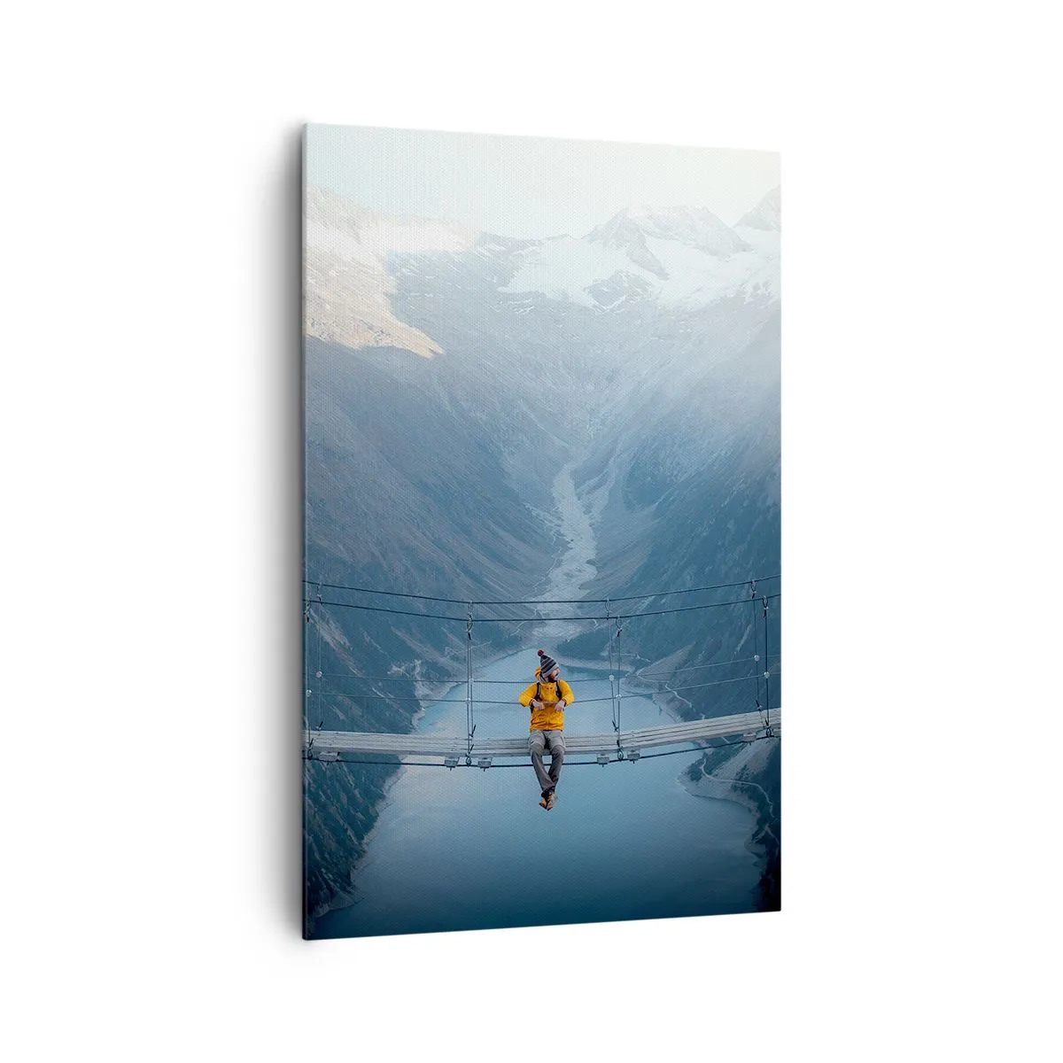 Tablou pe pânză Canvas - Încântat în suspensie - 80x120 cm