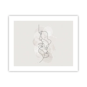 Poster - Încurcați într-o îmbrățișare - 50x40 cm