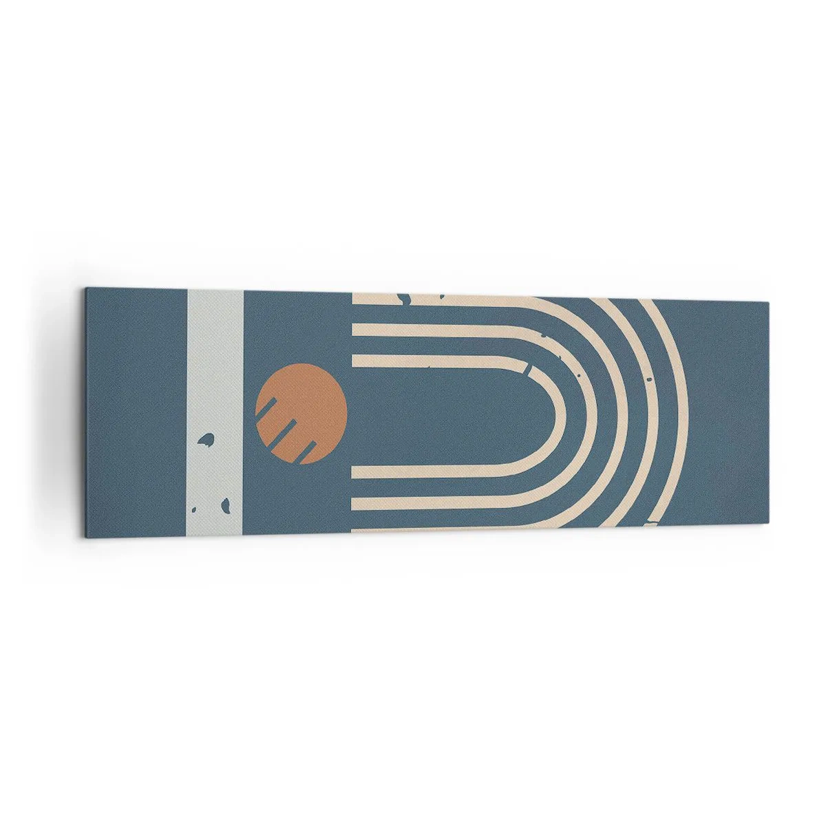 Tablou pe pânză - Geometrie în funcție de rodie - 160x50 cm