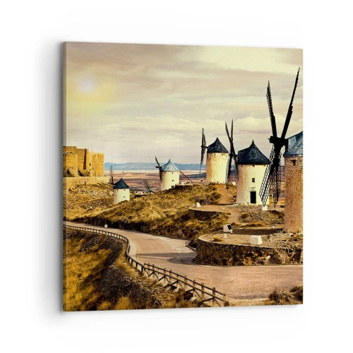Tablou pe pânză - Don Quijote apare imediat - 70x70 cm