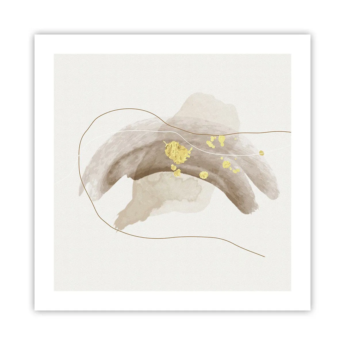 Poster - Întâlnite în spațiu - 50x50 cm