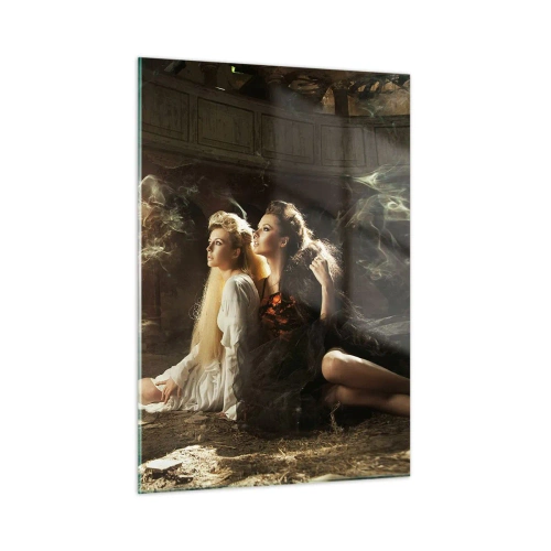 Tablou pe sticlă - Și poezia s-a născut - 50x70 cm