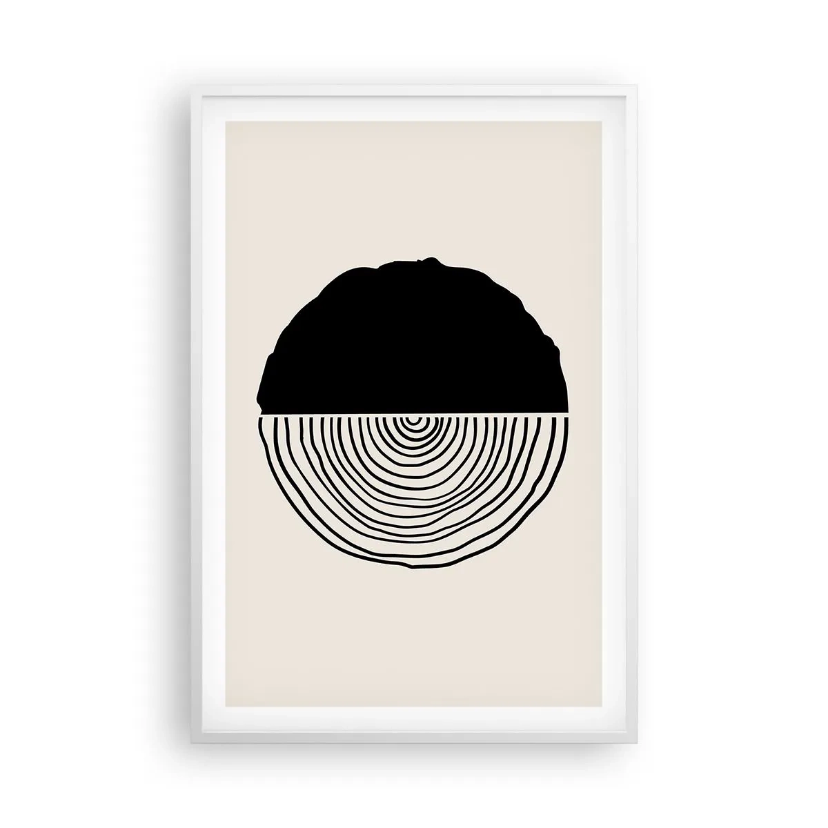 Poster în ramă albă - Jumi-juma - 61x91 cm