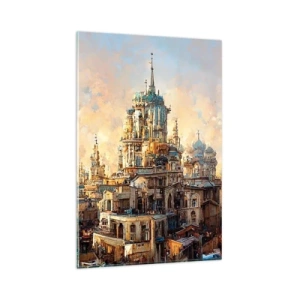 Tablou pe sticlă - Orașul tuturor orașelor - 80x120 cm