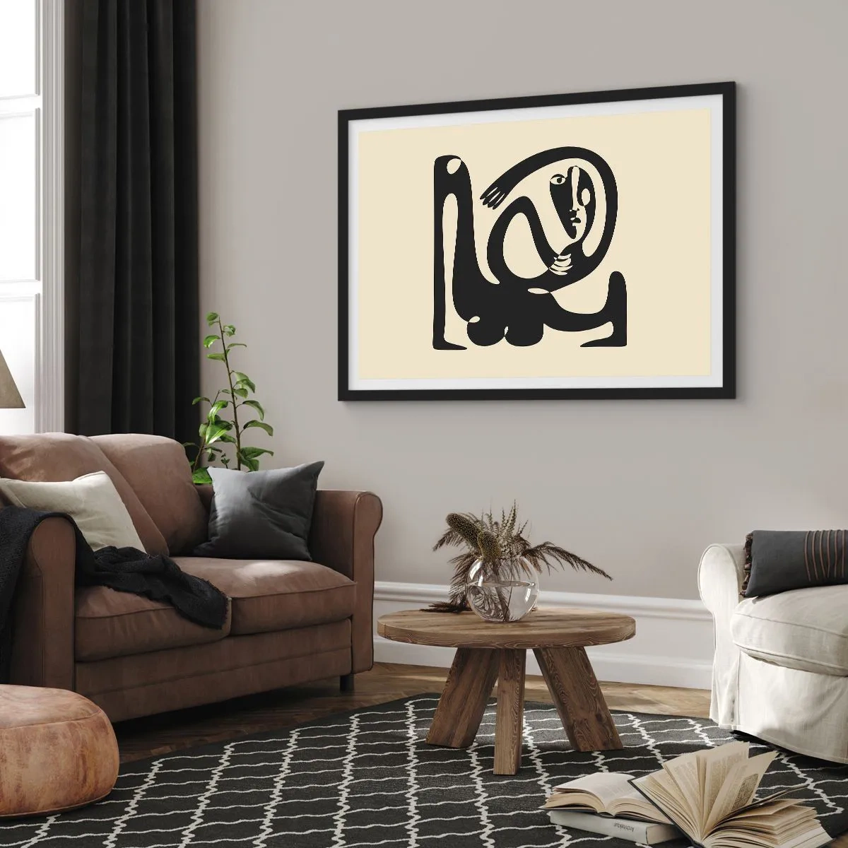 Poster în ramă neagră - Aproape Picasso - 40x30 cm