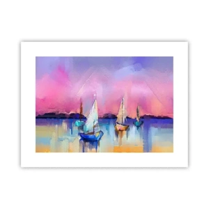 Poster - Direcția: ape largi - 40x30 cm