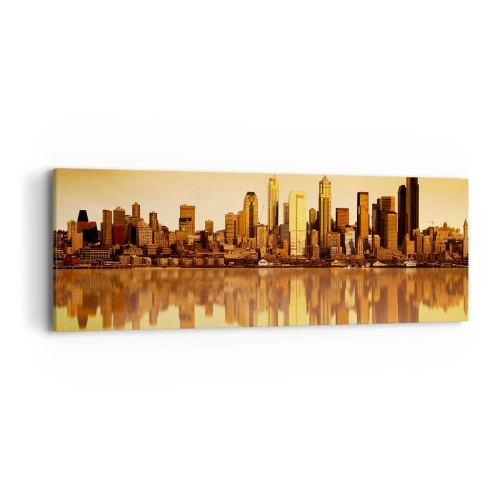 Tablou pe pânză - Liniștea metropolei - 90x30 cm