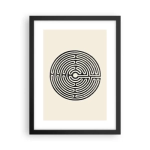 Poster în ramă neagră - Ordine secretă - 30x40 cm