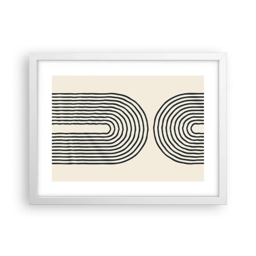 Poster în ramă albă - În curând... - 40x30 cm