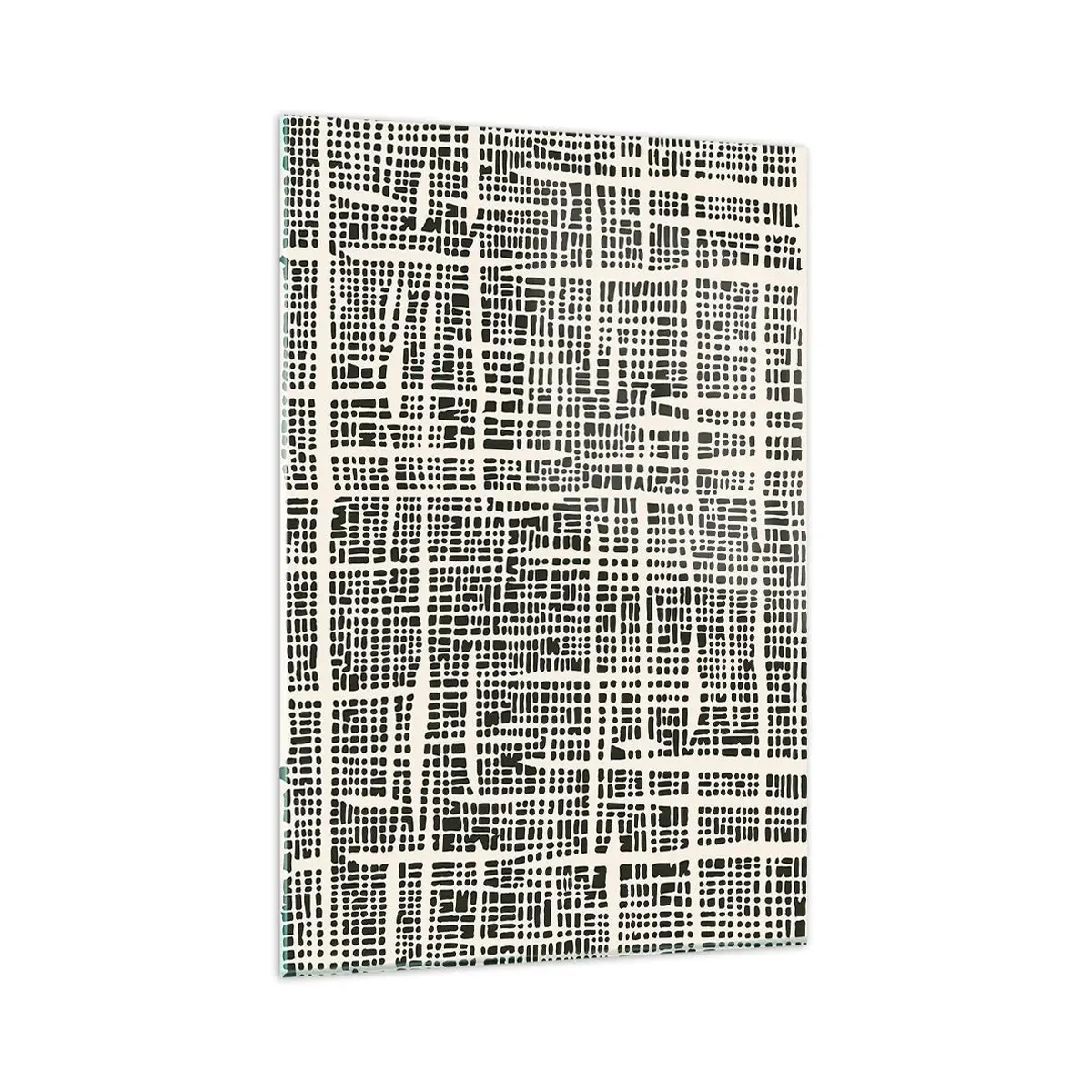 Tablou pe sticlă - O compoziție țesută - 80x120 cm