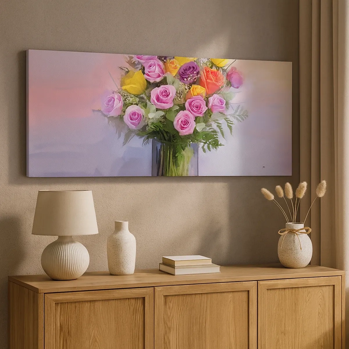 Tablou pe pânză - Frumusețe reținută - 30x30 cm