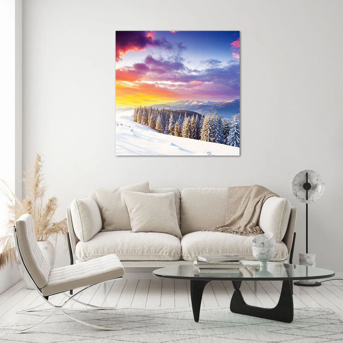 Tablou pe sticlă - În plină zi - 70x70 cm