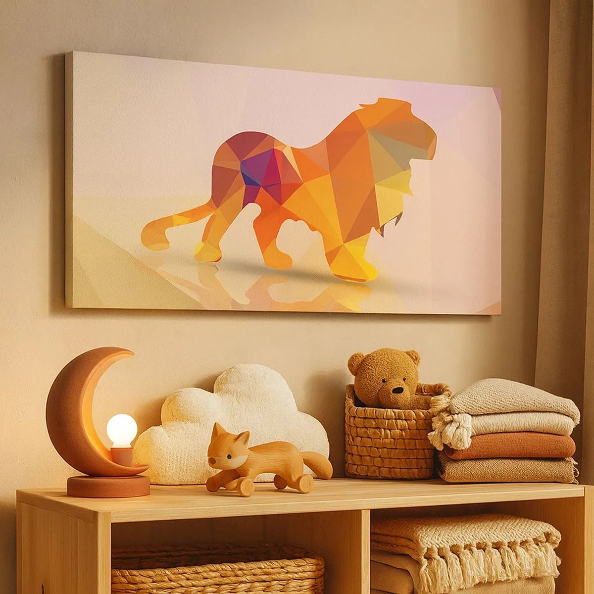 Tablou pe pânză - Regele diamantat - 100x40 cm