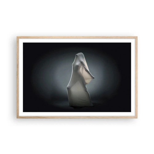 Poster în ramă de stejar deschis - Dorințe ascunse - 91x61 cm