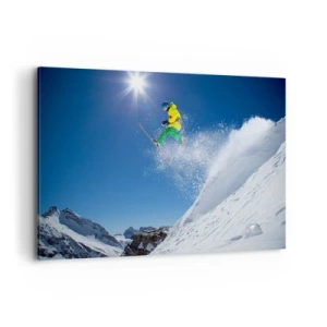 Tablou pe pânză - Dansând cu munții - 120x80 cm