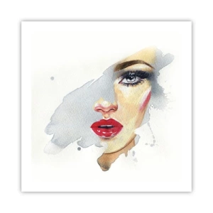 Poster - Reflecție într-o picătură de apă - 60x60 cm