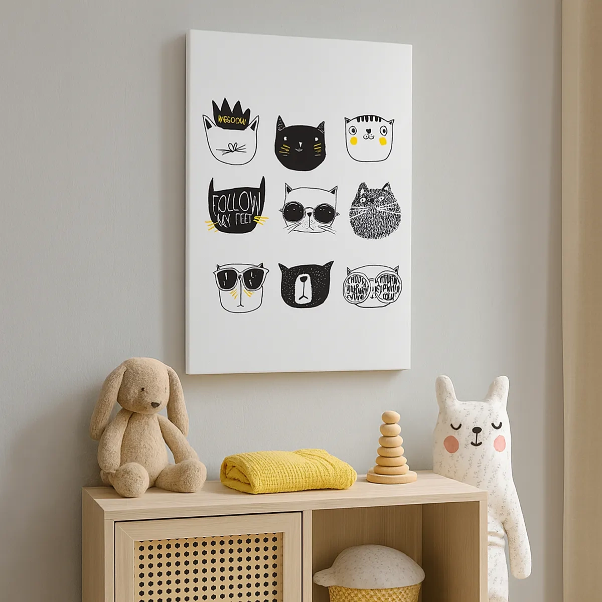 Tablou pe pânză - Fiecare este diferit - 50x70 cm