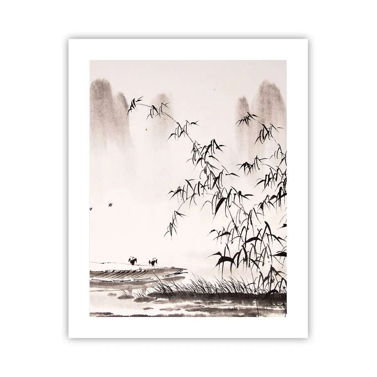 Poster - Liniștea câmpurilor de orez - 40x50 cm