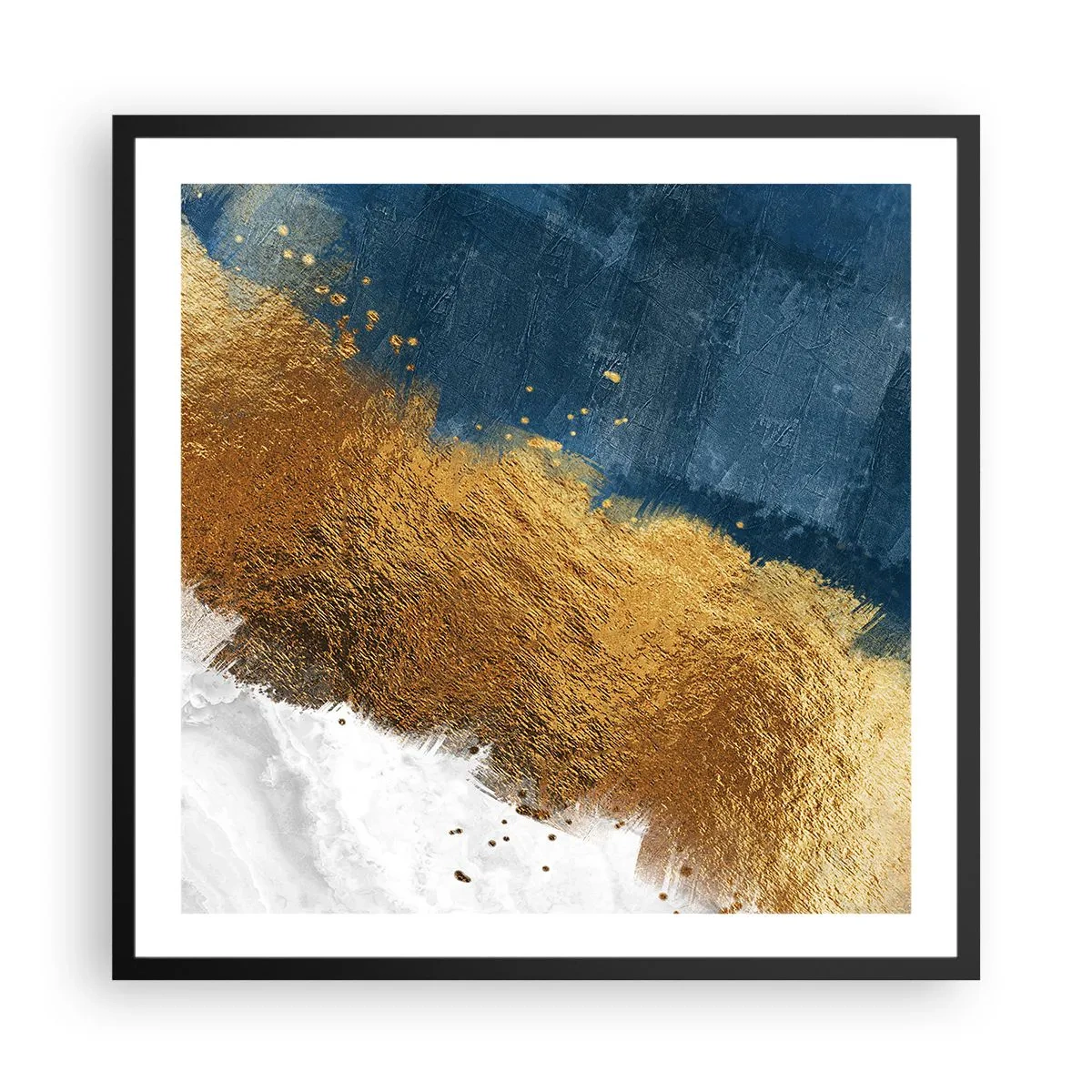 Poster în ramă neagră - Culorile verii - 60x60 cm
