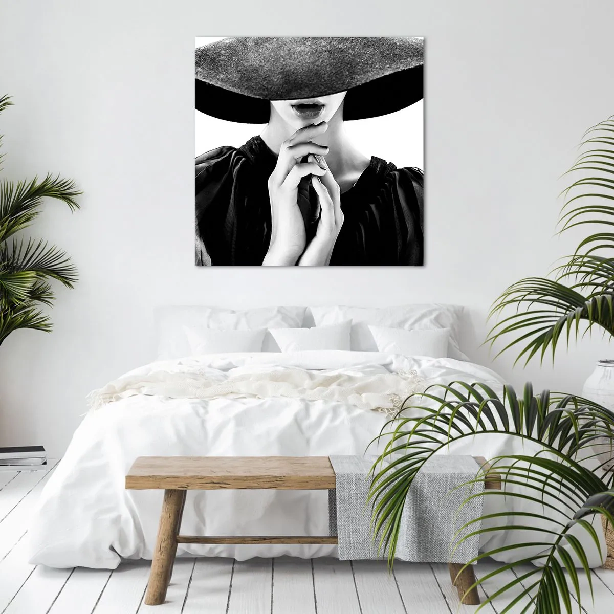 Tablou pe pânză - Frumusețea ascunsă - 40x40 cm