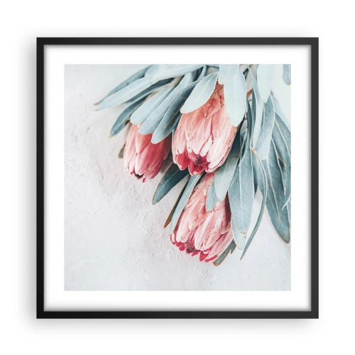 Poster în ramă neagră - Rușinate de propria lor frumusețe - 50x50 cm