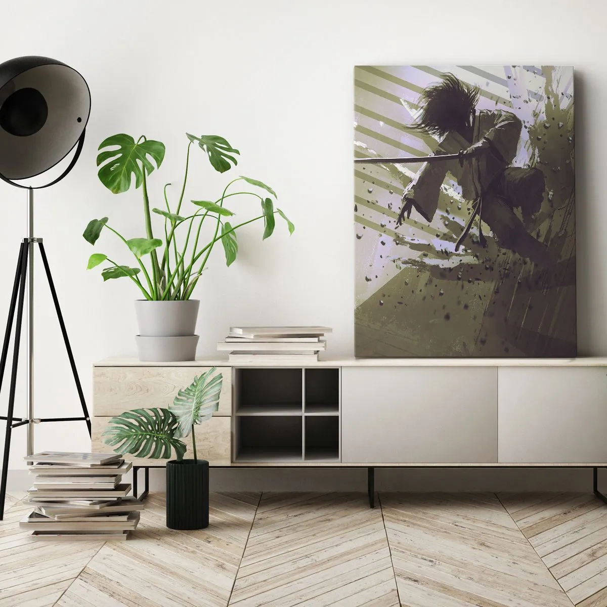 Tablou pe pânză - Și tu poți fi samurai - 50x70 cm