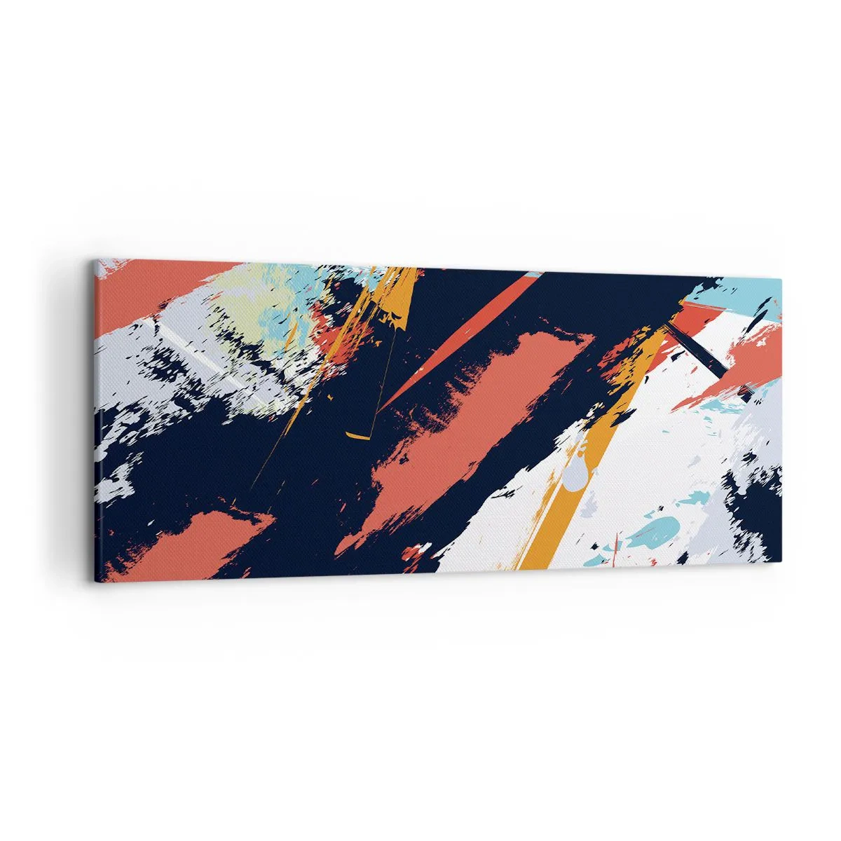 Tablou pe pânză - Compoziție dinamică - 120x50 cm