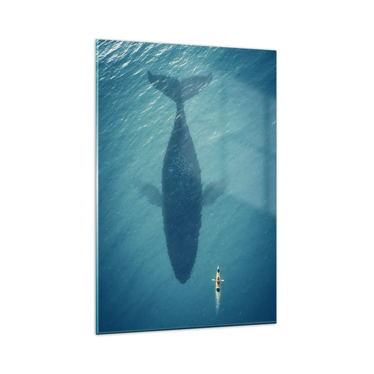 Tablou pe sticlă - Întâlnire pe ocean - 80x120 cm