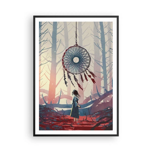 Poster în ramă neagră - Ritualul secret al fericirii - 70x100 cm