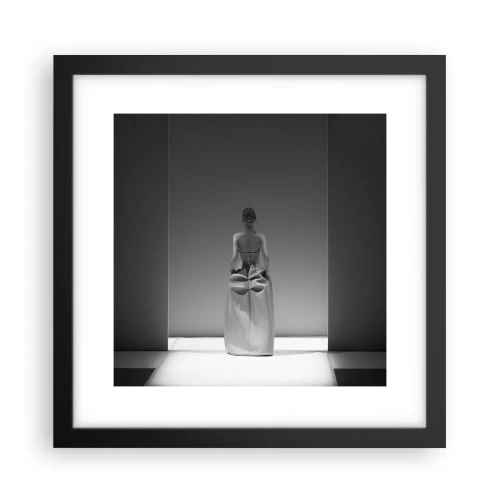 Poster în ramă neagră - Simplitate sofisticată - 30x30 cm