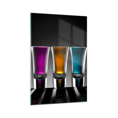 Tablou pe sticlă - Culori de bucurie - 70x100 cm