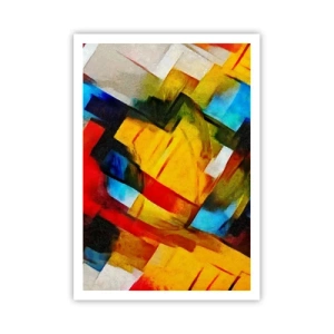 Poster - Sandviș multicolor - 70x100 cm