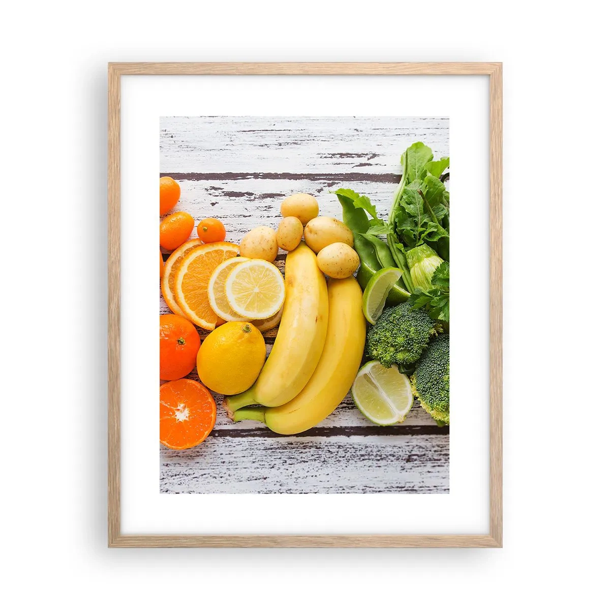 Poster în ramă de stejar deschis - Nu este de ajuns? - 40x50 cm