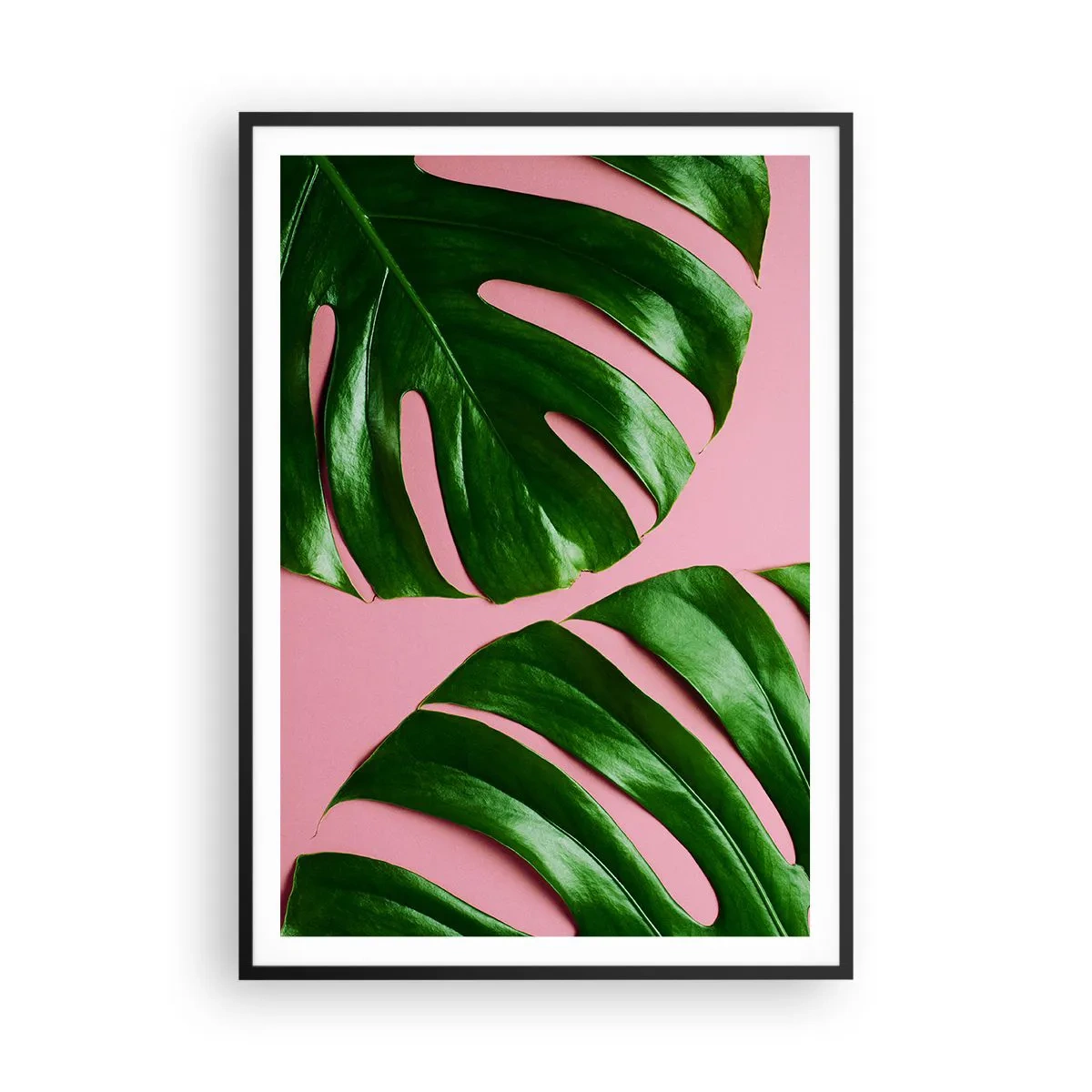 Poster în ramă neagră - Întâlnire verde - 70x100 cm