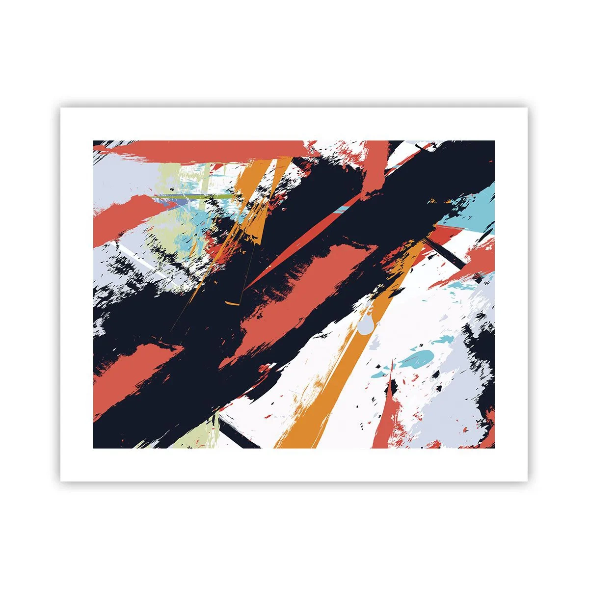 Poster - Compoziție dinamică - 50x40 cm
