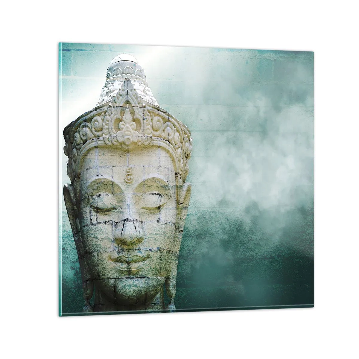 Tablou pe sticlă - Căutând iluminarea - 60x60 cm