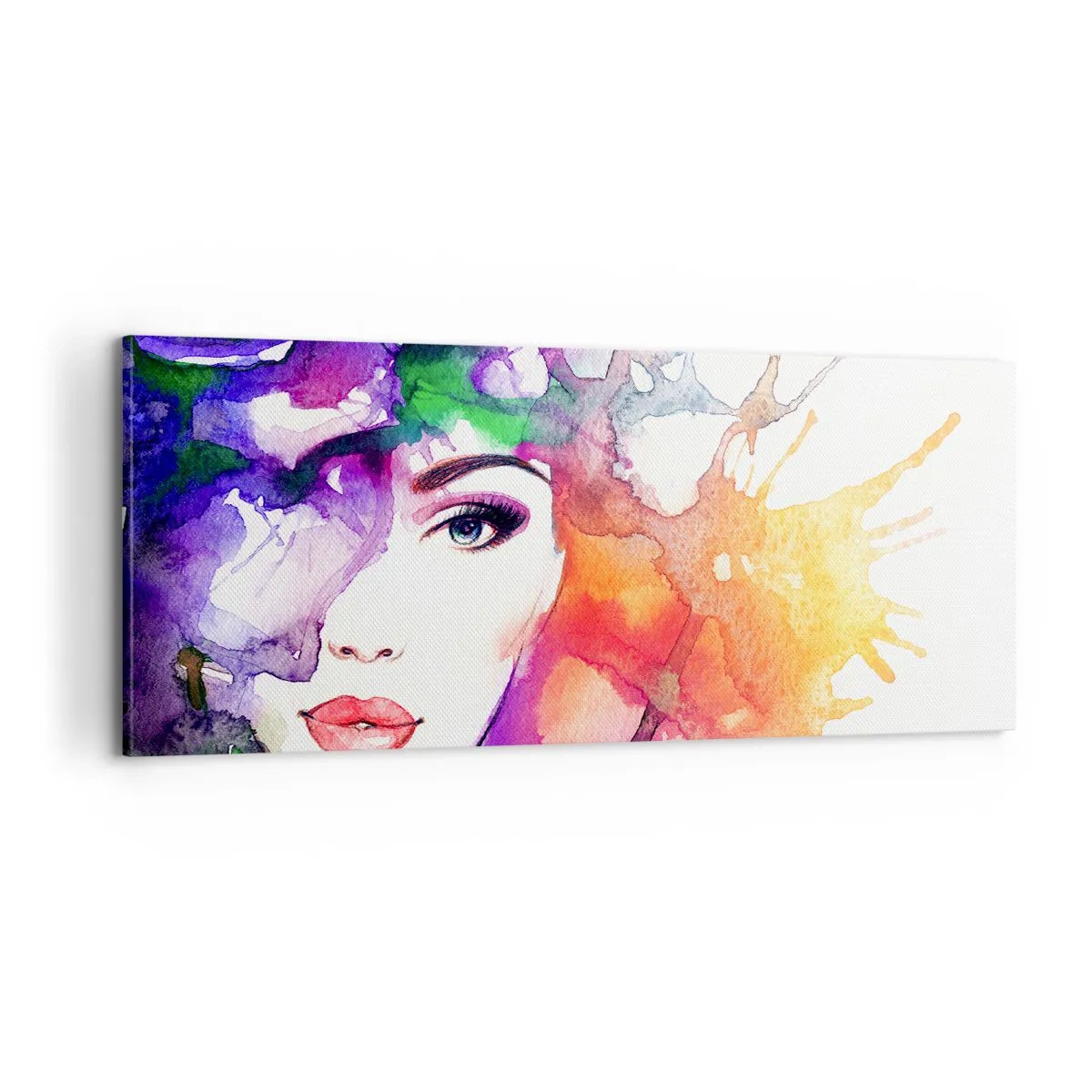 Tablou pe pânză - Cu capul în nori - 100x40 cm