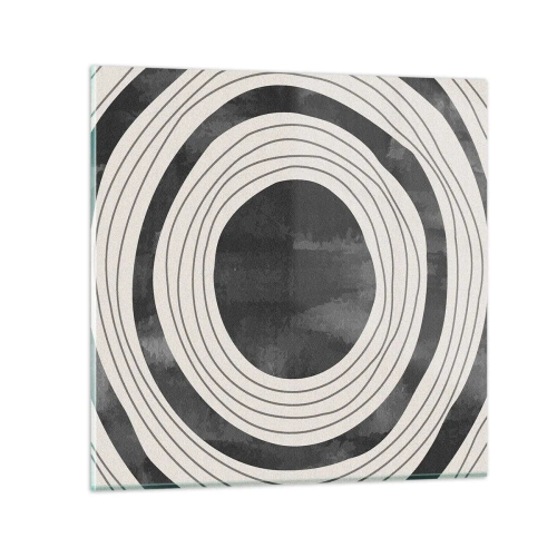 Tablou pe sticlă - Direct la subiect - 70x70 cm