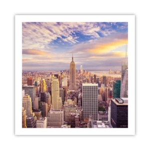 Poster - Ajungeți la nori înșiși - 60x60 cm