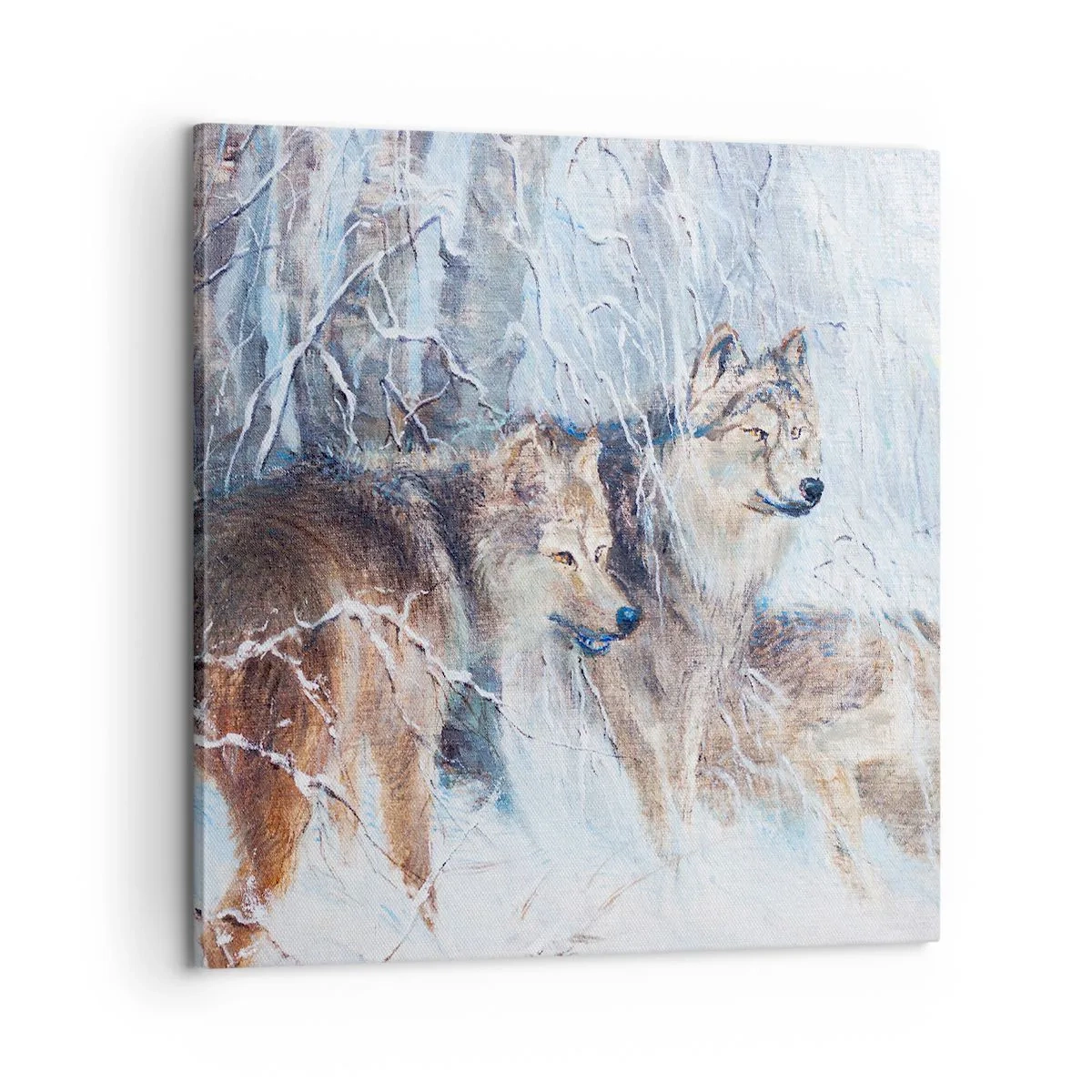 Tablou pe pânză - Atenție! Vine... - 60x60 cm