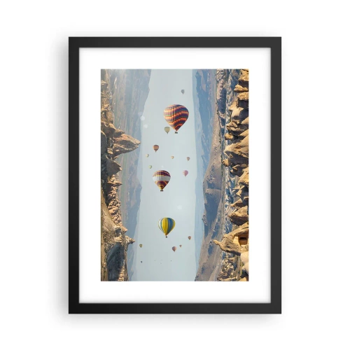 Poster în ramă neagră - Orice este posibil aici - 30x40 cm