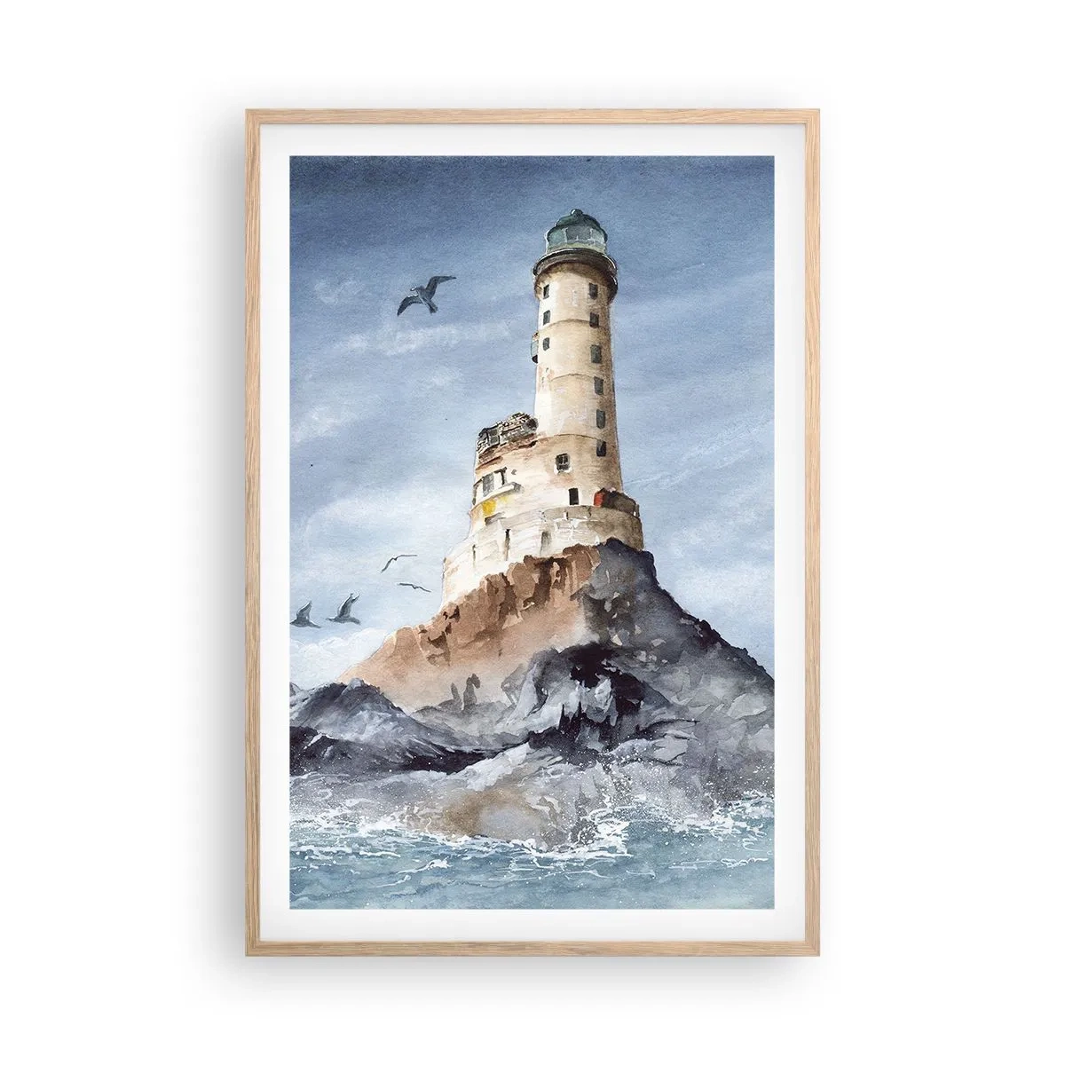 Poster în ramă de stejar deschis - Invincibil - 61x91 cm